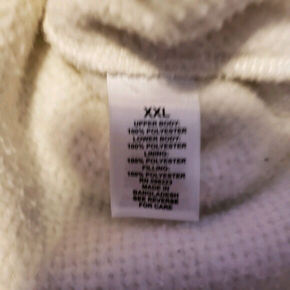 Magellan Outdoors Gray/ Off White Pullover Sherpa Women's Shirt Jacket Sz XXL - Picture 6 of 7